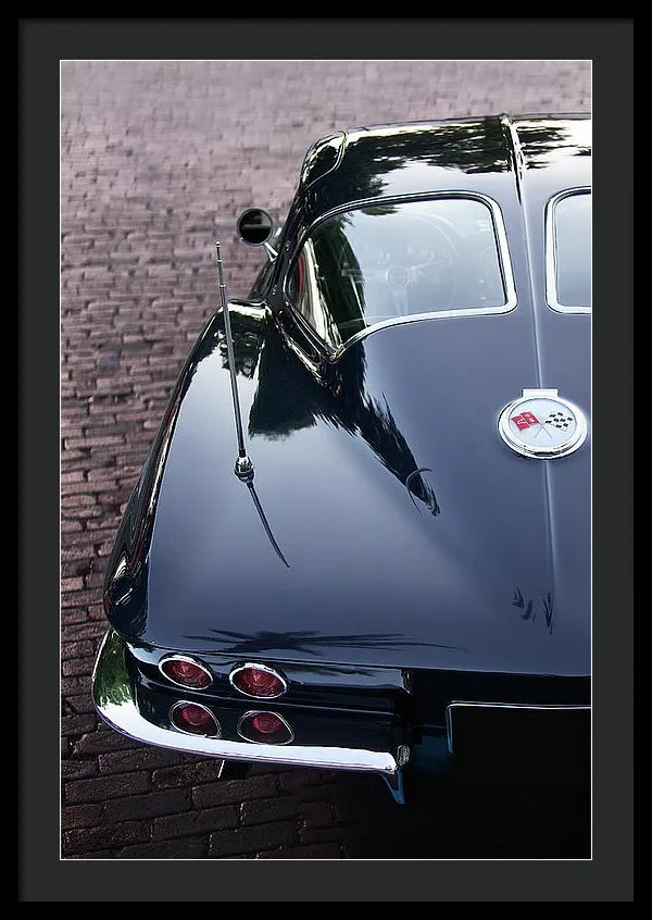 63 Split Window  Corvette Framed Print