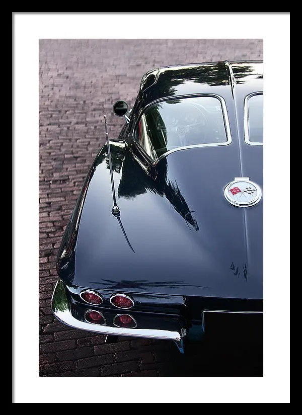 63 Split Window  Corvette Framed Print