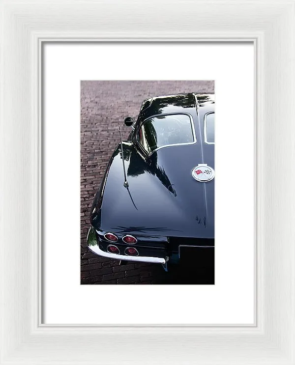 63 Split Window  Corvette Framed Print