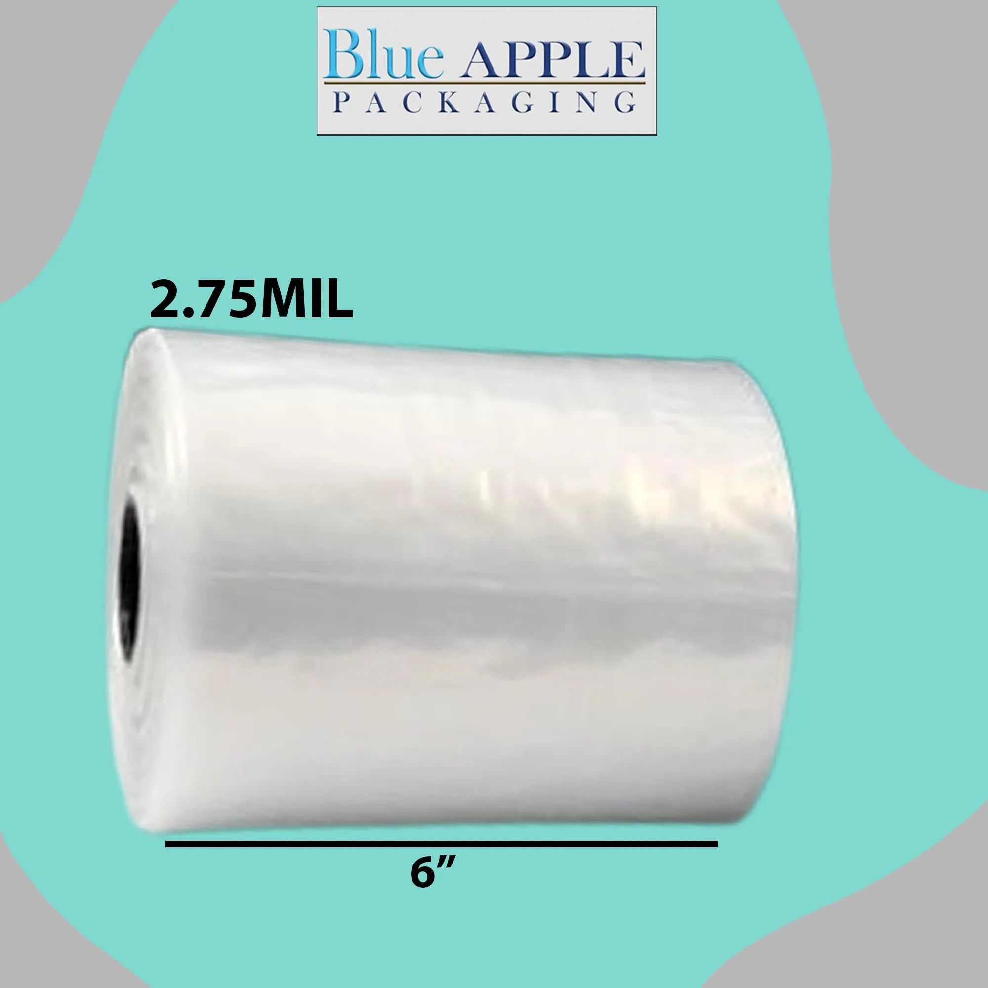 6X8 Inches Kwik-Fill® Pre-Opened Poly Bags on Roll 2.75 Mil AutoBags 750/RL