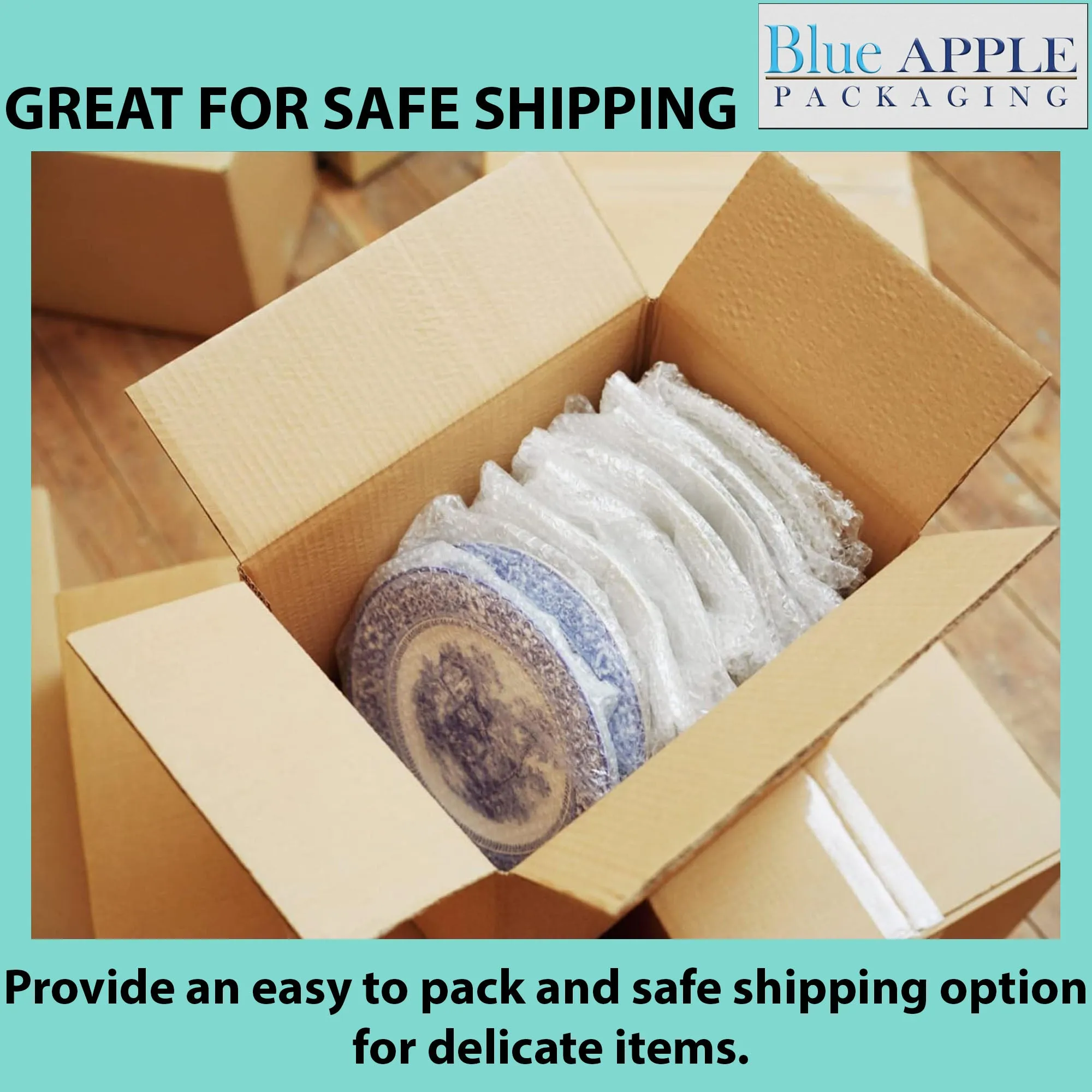 6X8.5 inches Bubble Wrap Bags Self seal pouches Shipping Supplies