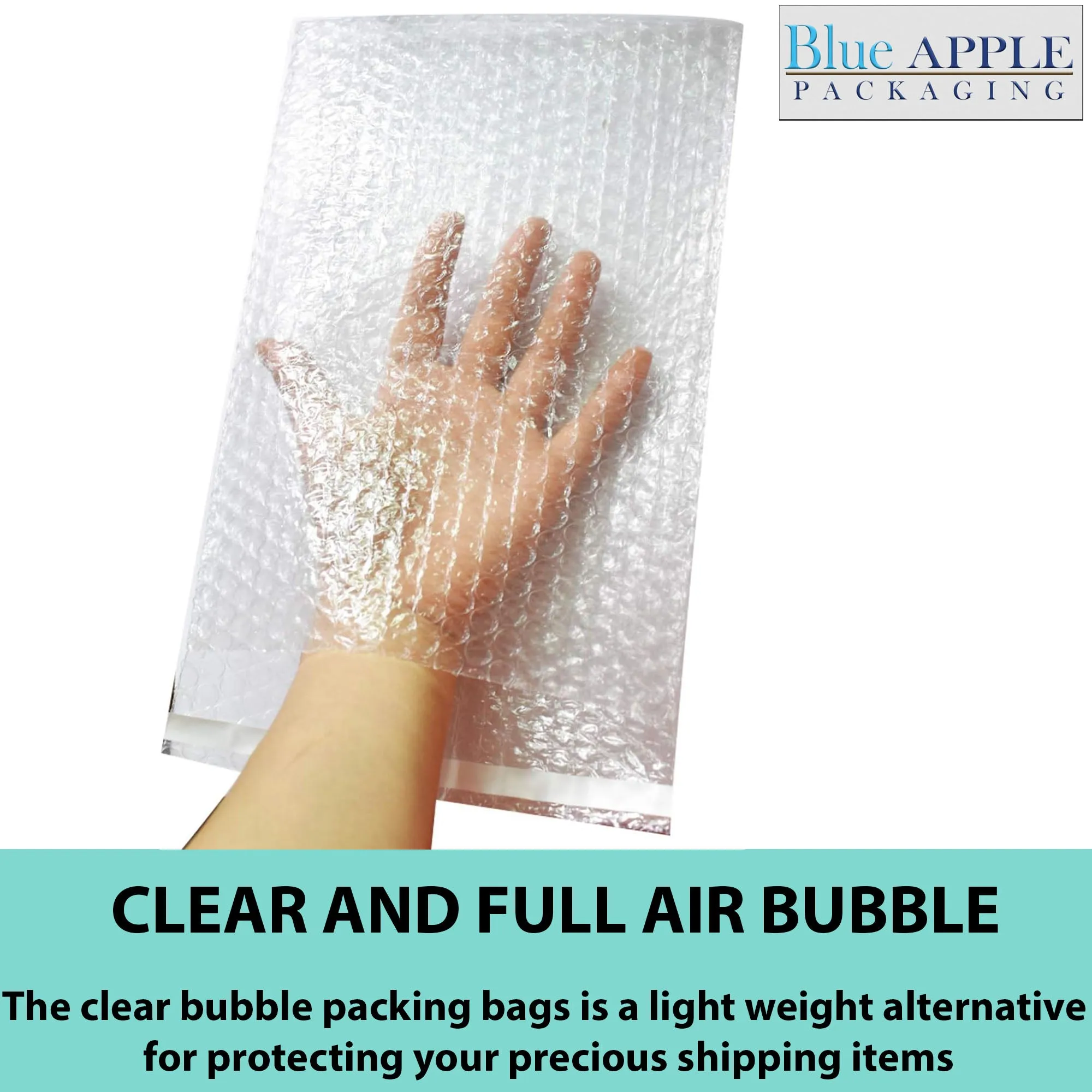 6X8.5 inches Bubble Wrap Bags Self seal pouches Shipping Supplies