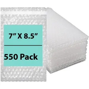 7X8.5 inches Bubble Wrap Bags Self seal pouches Shipping Supplies