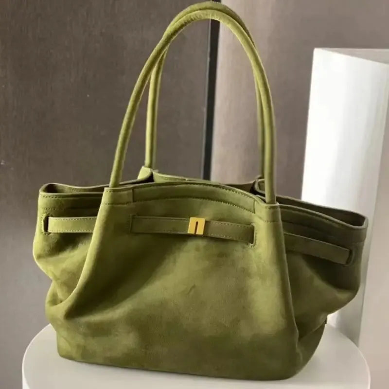Adjustable Strap Women Suede Shoulder Bags