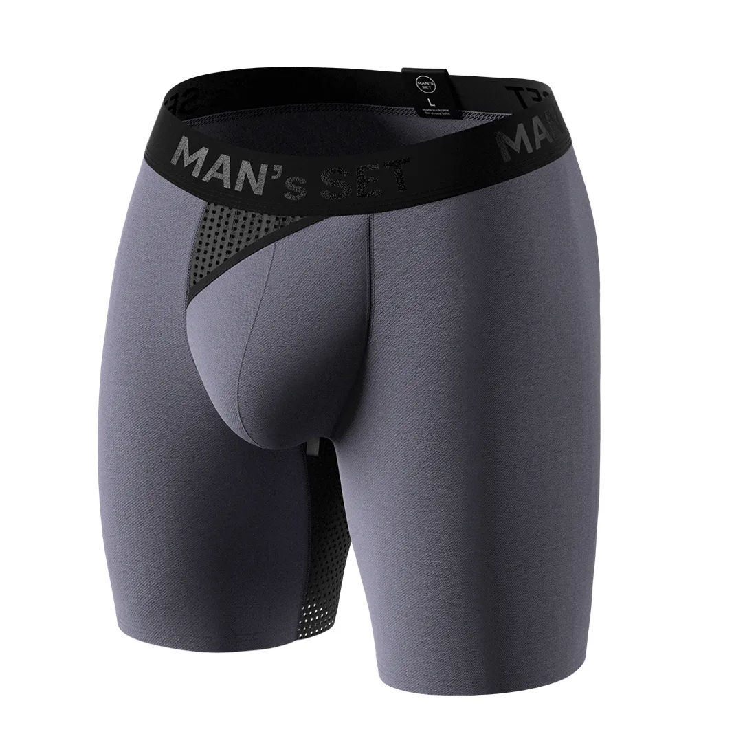 AirFlow Boxer Brief 7.6" OpenFly, Graphite