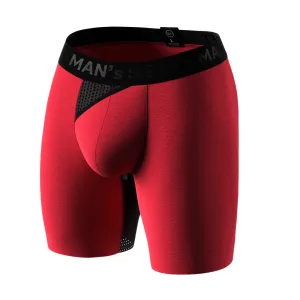 AirFlow Boxer Brief 7.6" OpenFly, Red