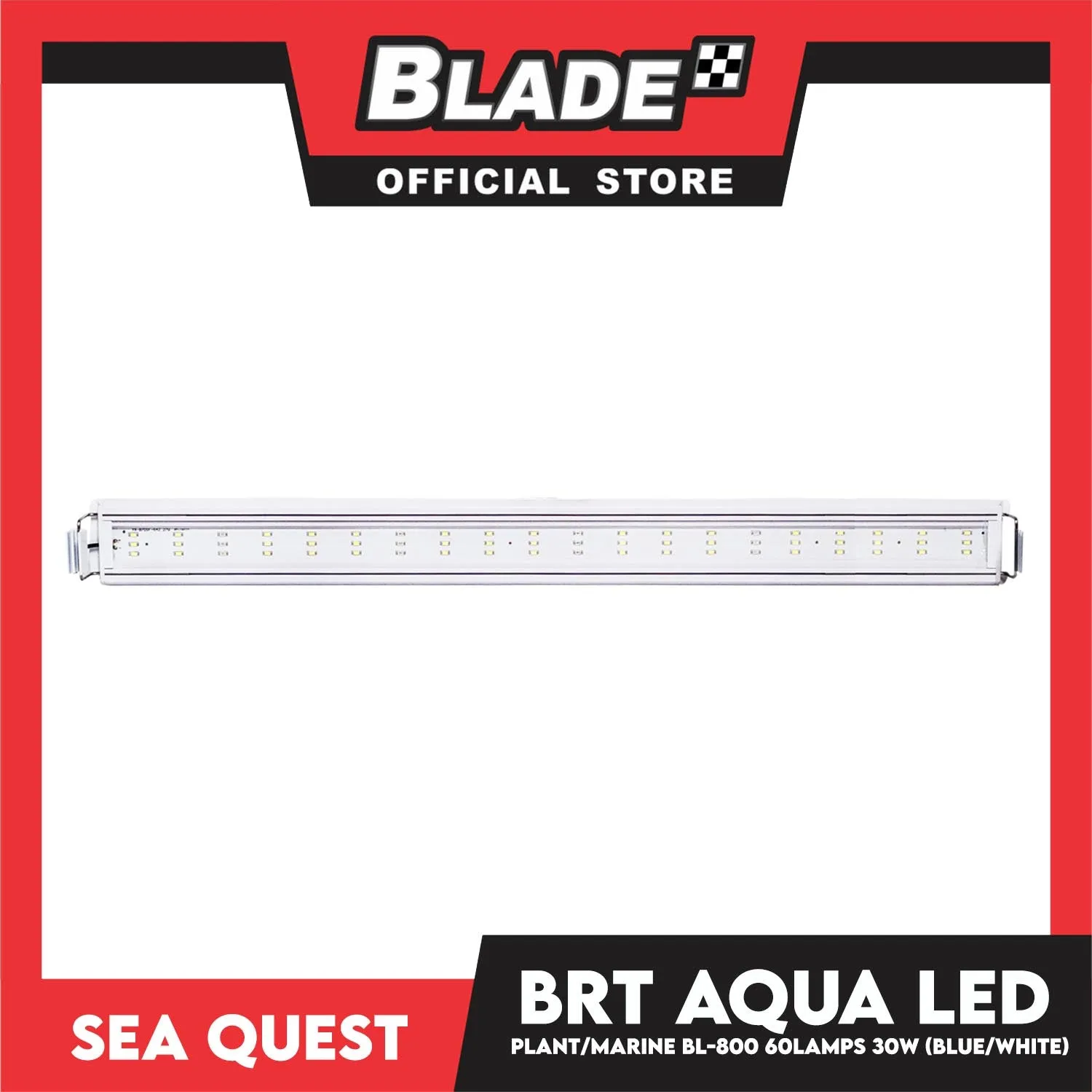 Aqua Sea Quest Product BRT Aqua Plant Marine (Blue/White) BL-800 80cm Lamp Size, 80-90cm Aquarium Size, Lamp Bead 60, 30W Power (50 Gallon)