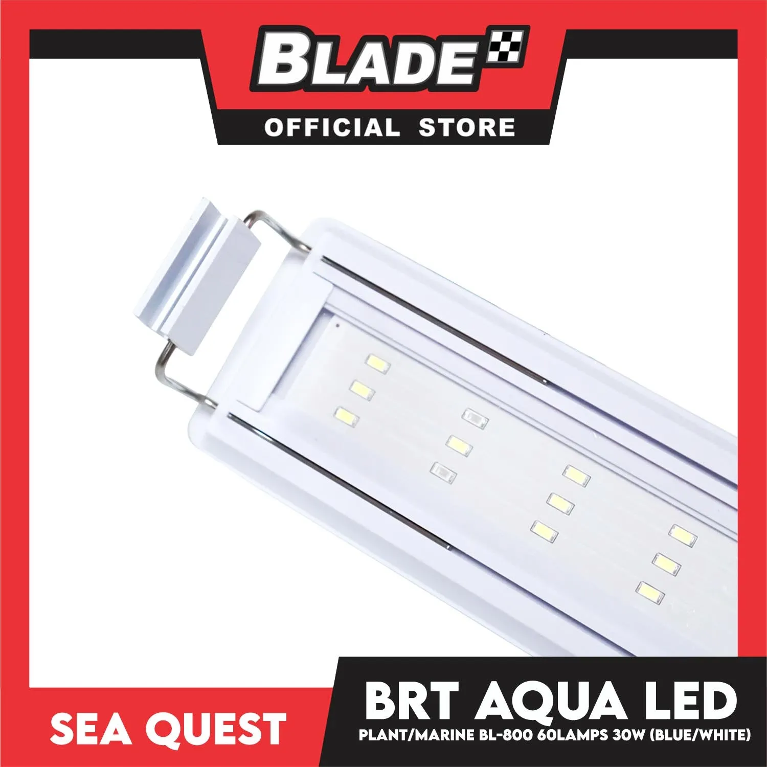 Aqua Sea Quest Product BRT Aqua Plant Marine (Blue/White) BL-800 80cm Lamp Size, 80-90cm Aquarium Size, Lamp Bead 60, 30W Power (50 Gallon)