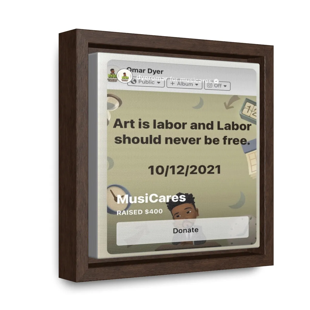 Art is Labor (Musicares) Badge