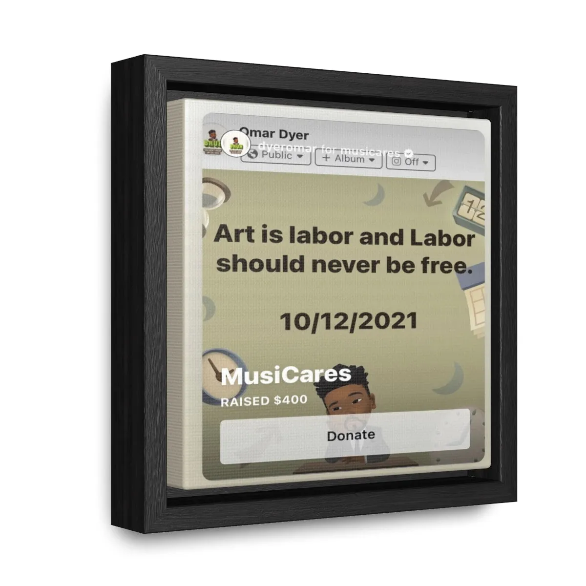 Art is Labor (Musicares) Badge