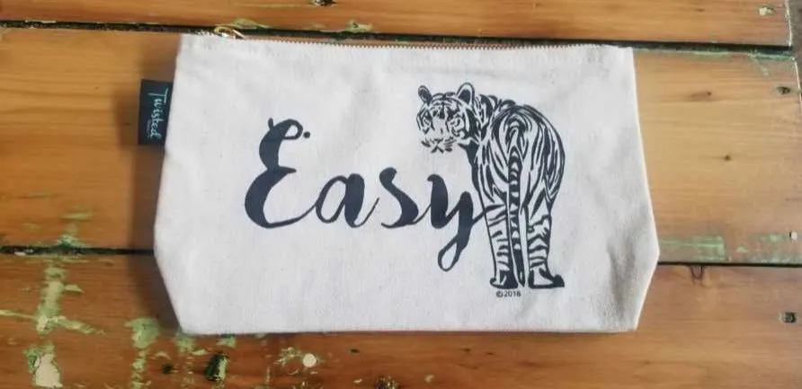 Assortment of funny cosmetic bags