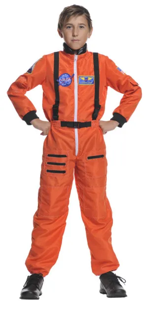 Astronaut Orange Child 10-12  Costume