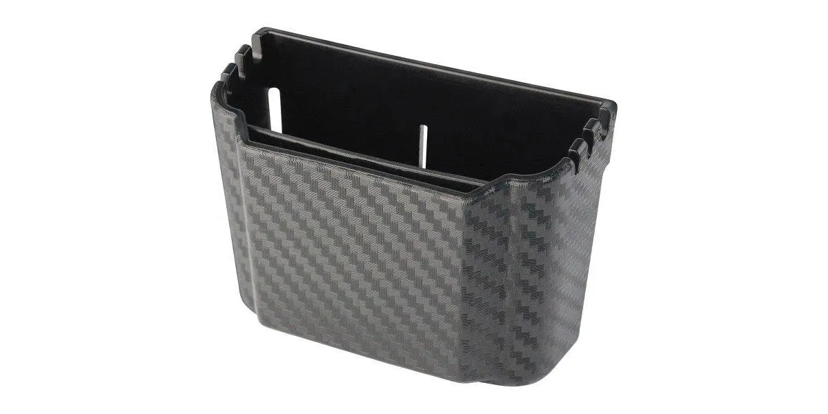 Autogear Carbon Look Dash Organiser With Cable Input