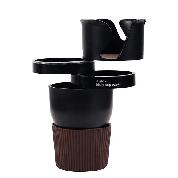 Automotive 5-in-1 Multipurpose Cup Holder & Instant Storage Organizer