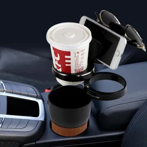 Automotive 5-in-1 Multipurpose Cup Holder & Instant Storage Organizer