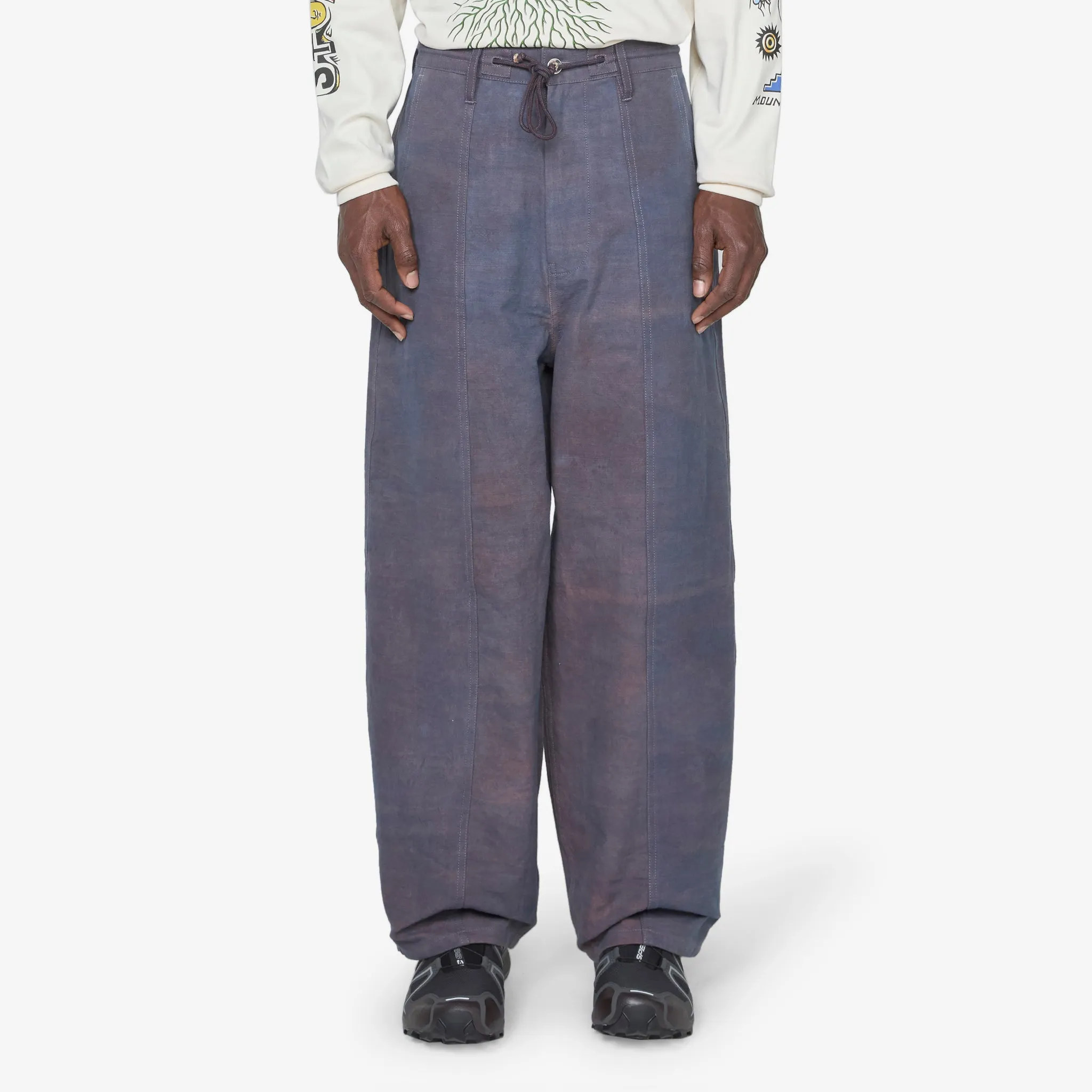 AW24 Document Pants Purple Slub