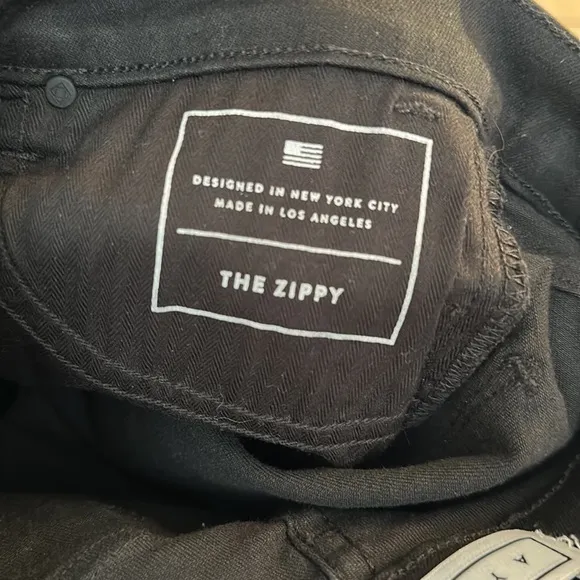 AYR The Zippy Black Skinny Jeans