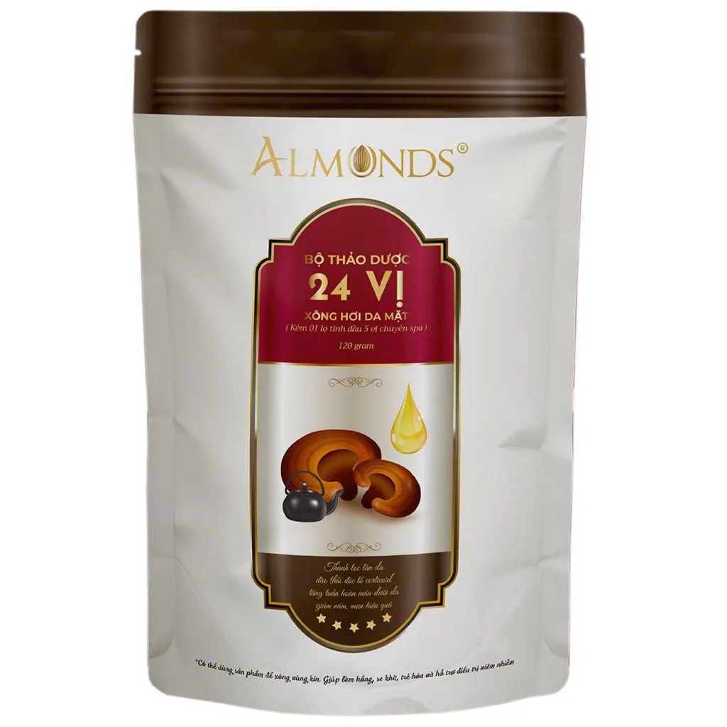 Bộ Thảo Dược Xông Mặt Almonds 120g