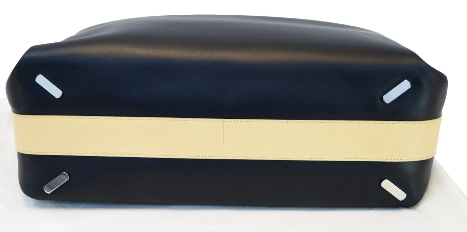 Balenciaga Shoulder Bag Leather Black Beige - Final Call