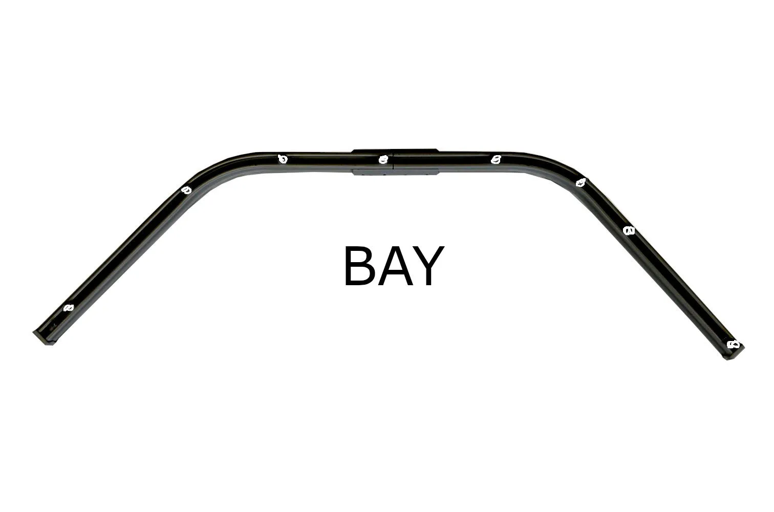 Bay Window Curtain Track Set