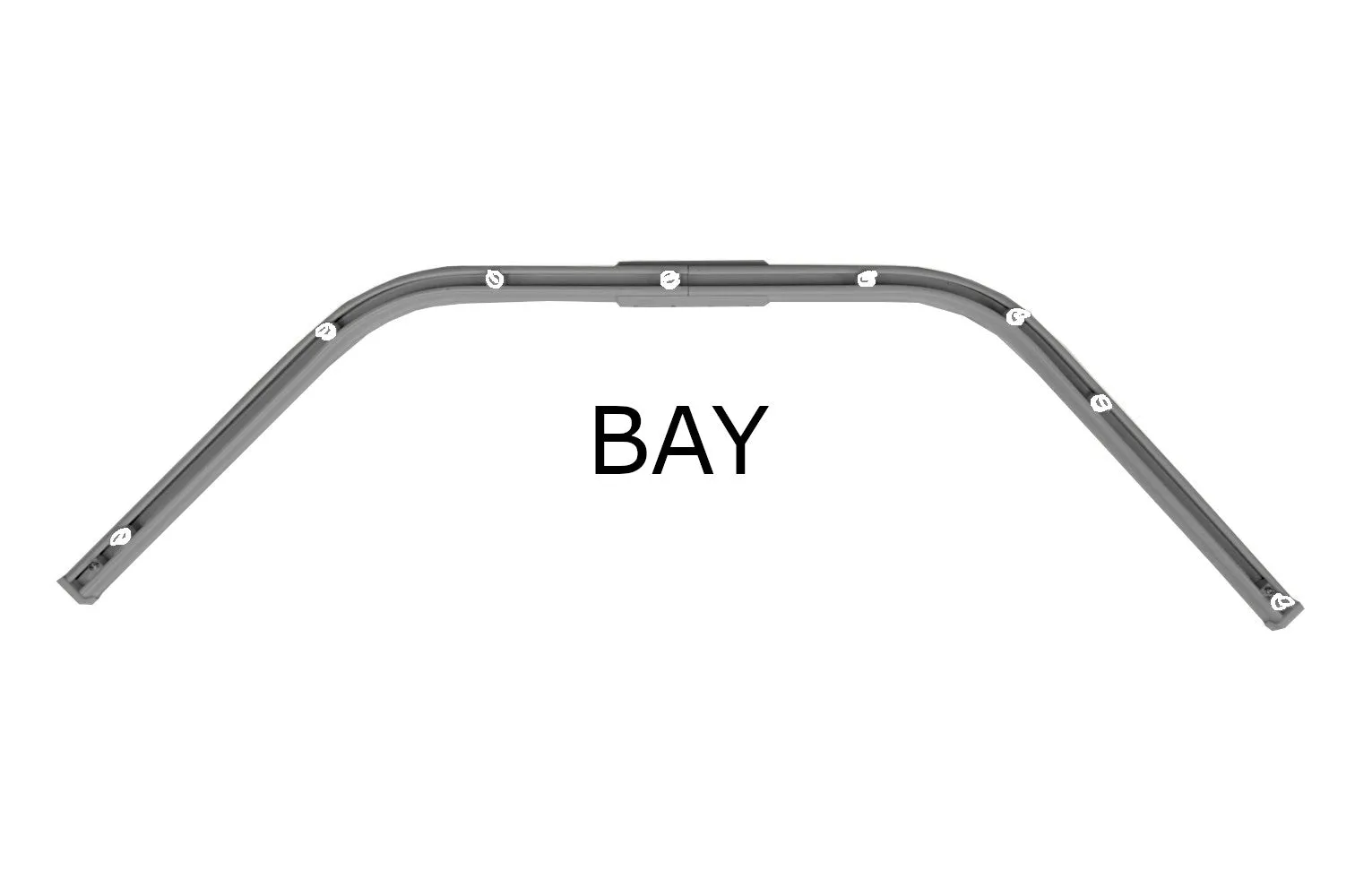 Bay Window Curtain Track Set
