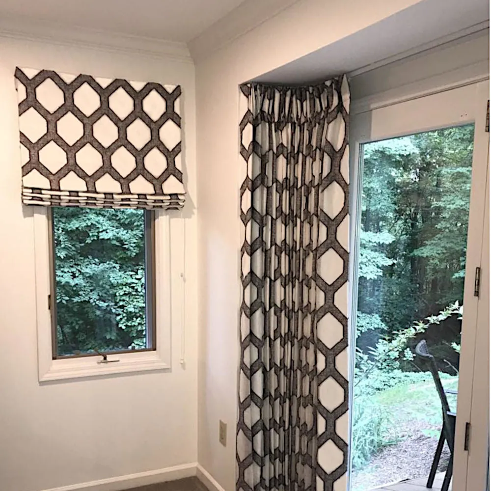 Bay Window Curtain Track Set
