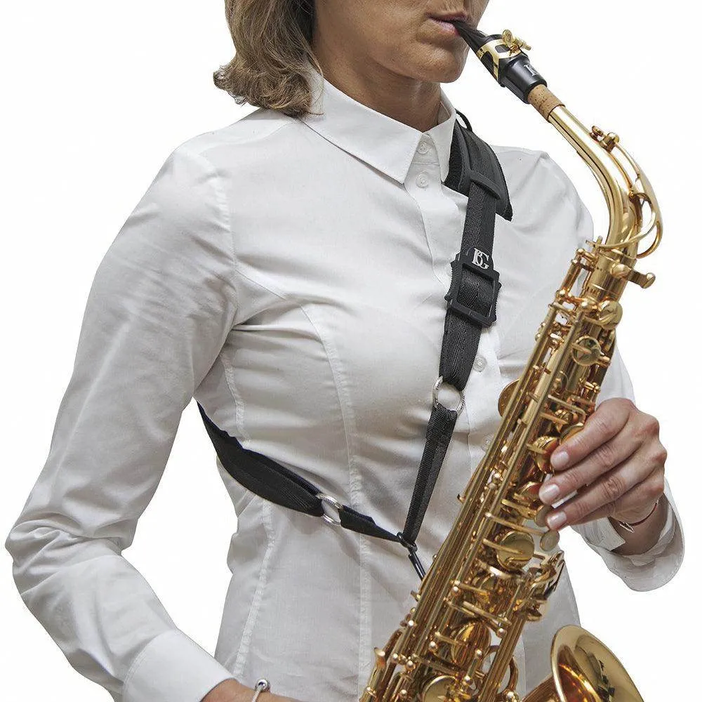 BG Saxophone Comfort Strap ~ Metal Hook ~ Extra Large