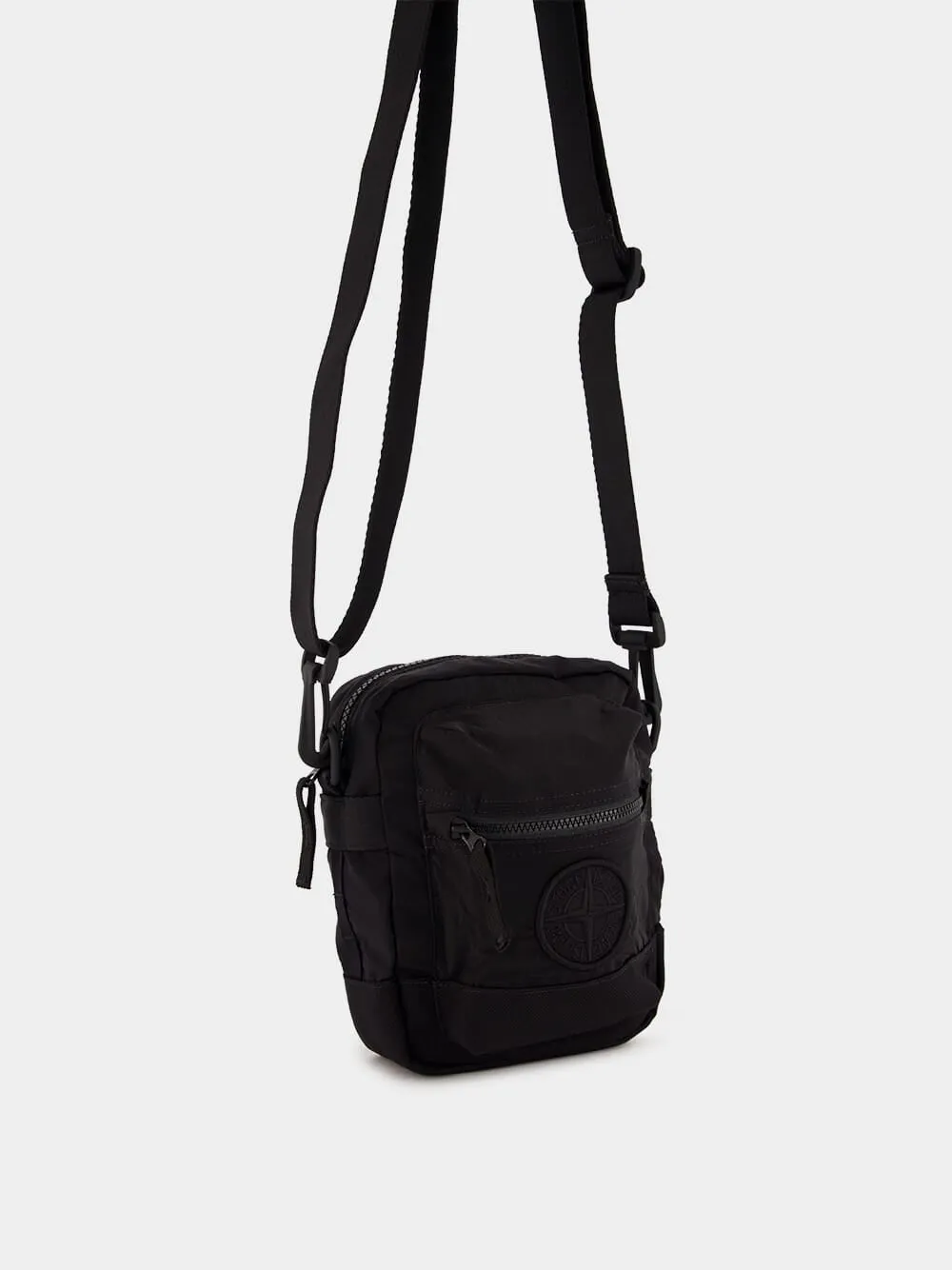 Black Nylon Metal Pouch