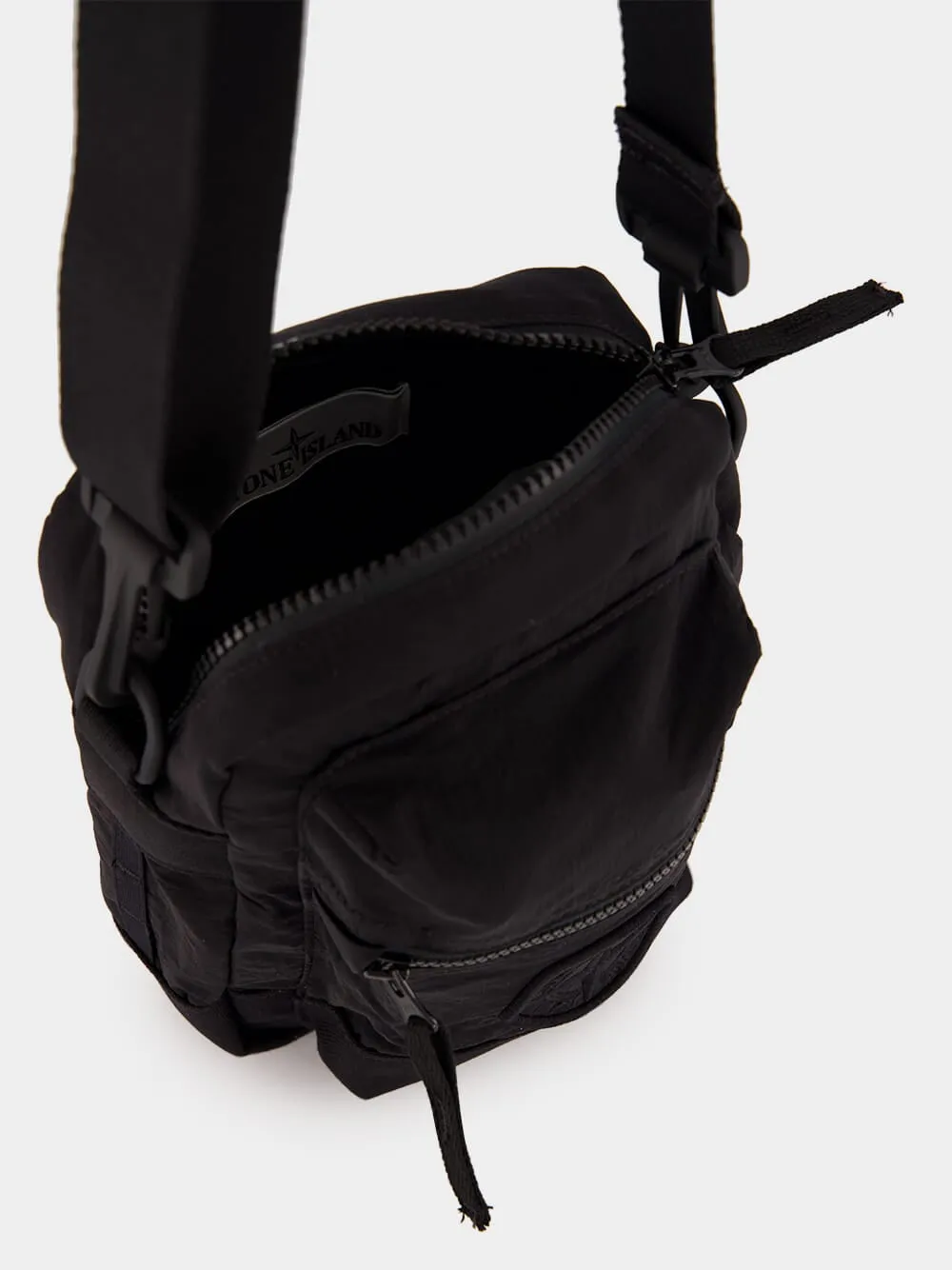 Black Nylon Metal Pouch