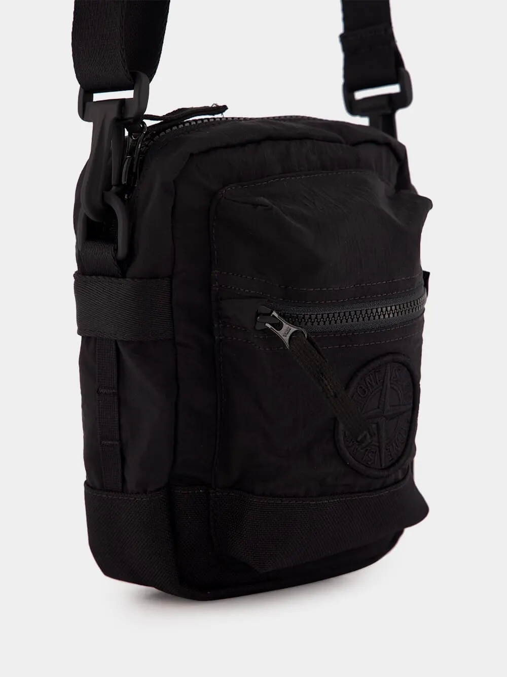 Black Nylon Metal Pouch