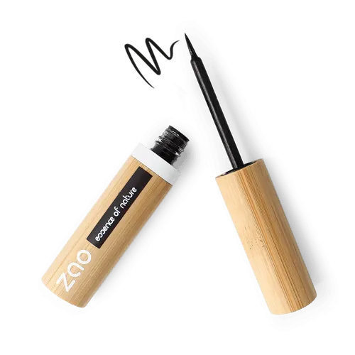 Black Refillable Felt Tip Eyeliner from Zao