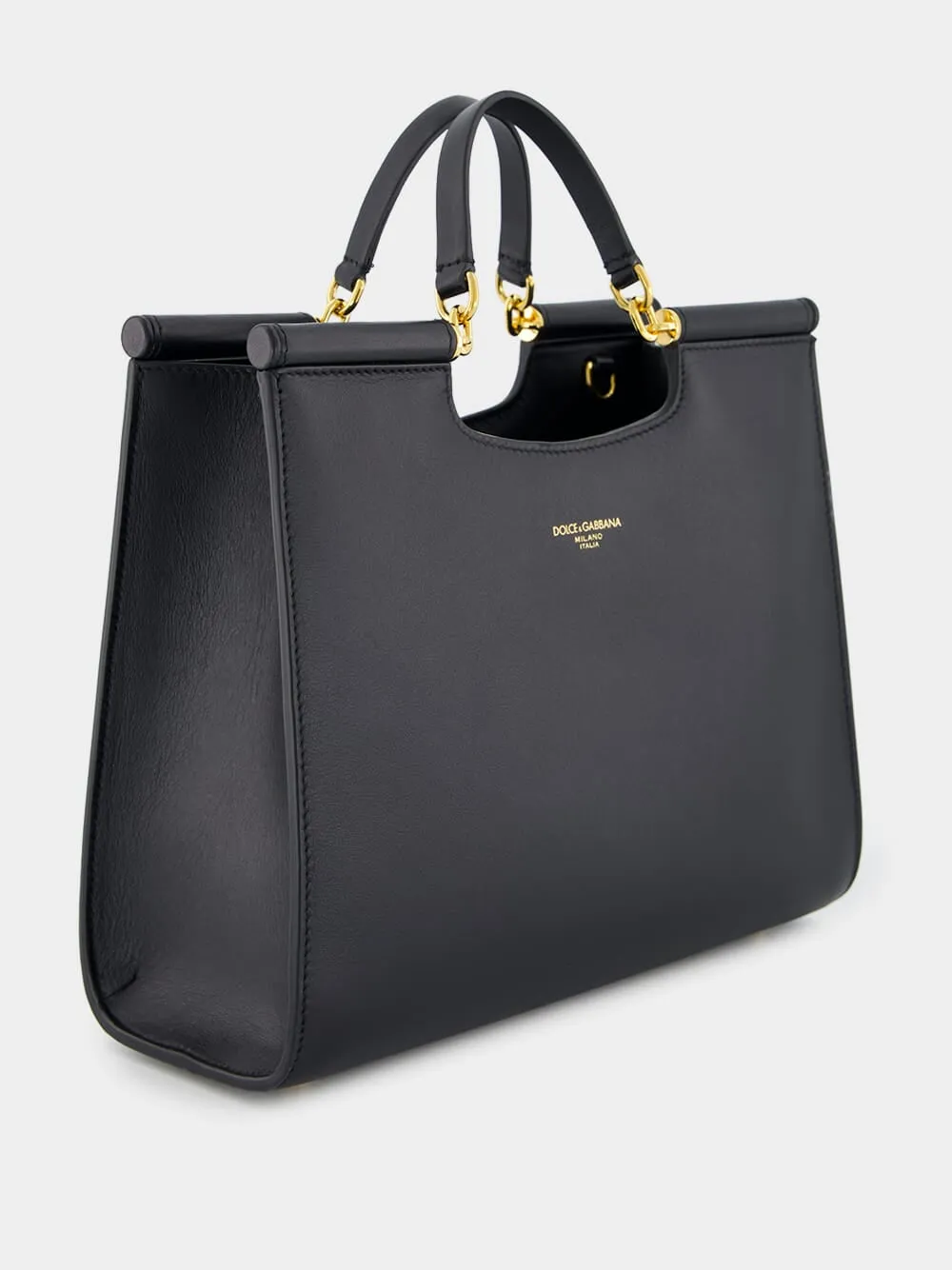 Black Small Sicily Shopper