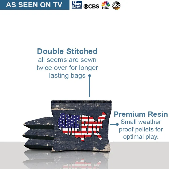 Blue America Cornhole Bags