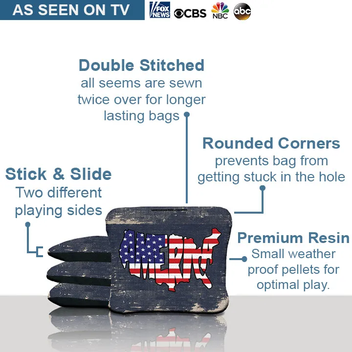 Blue America Cornhole Bags