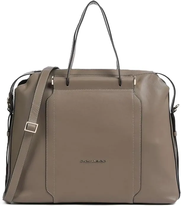 Borsa da Donna Piquadro Circle Porta PC 14'' e iPad Tortora