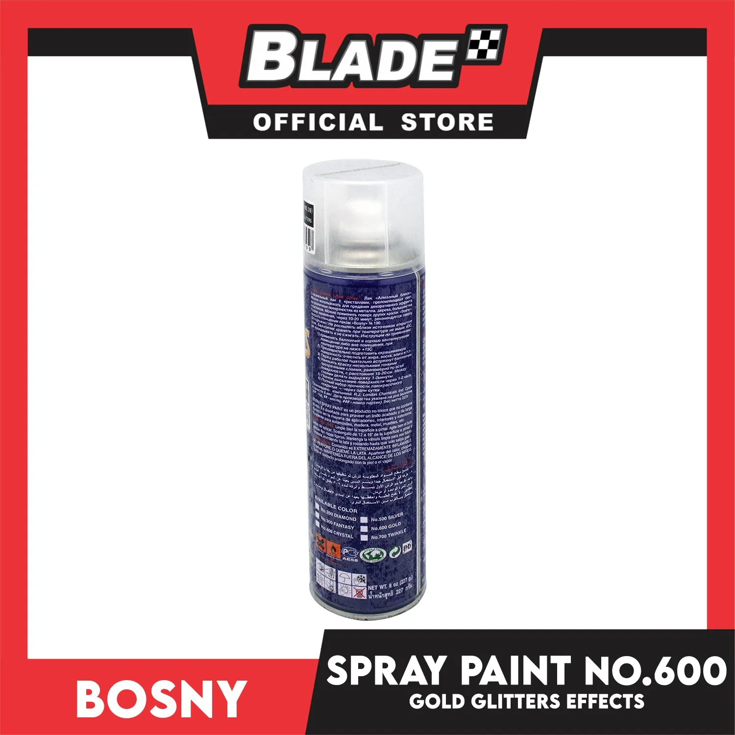 Bosny Spray Paint Glitters effect Gold  #600