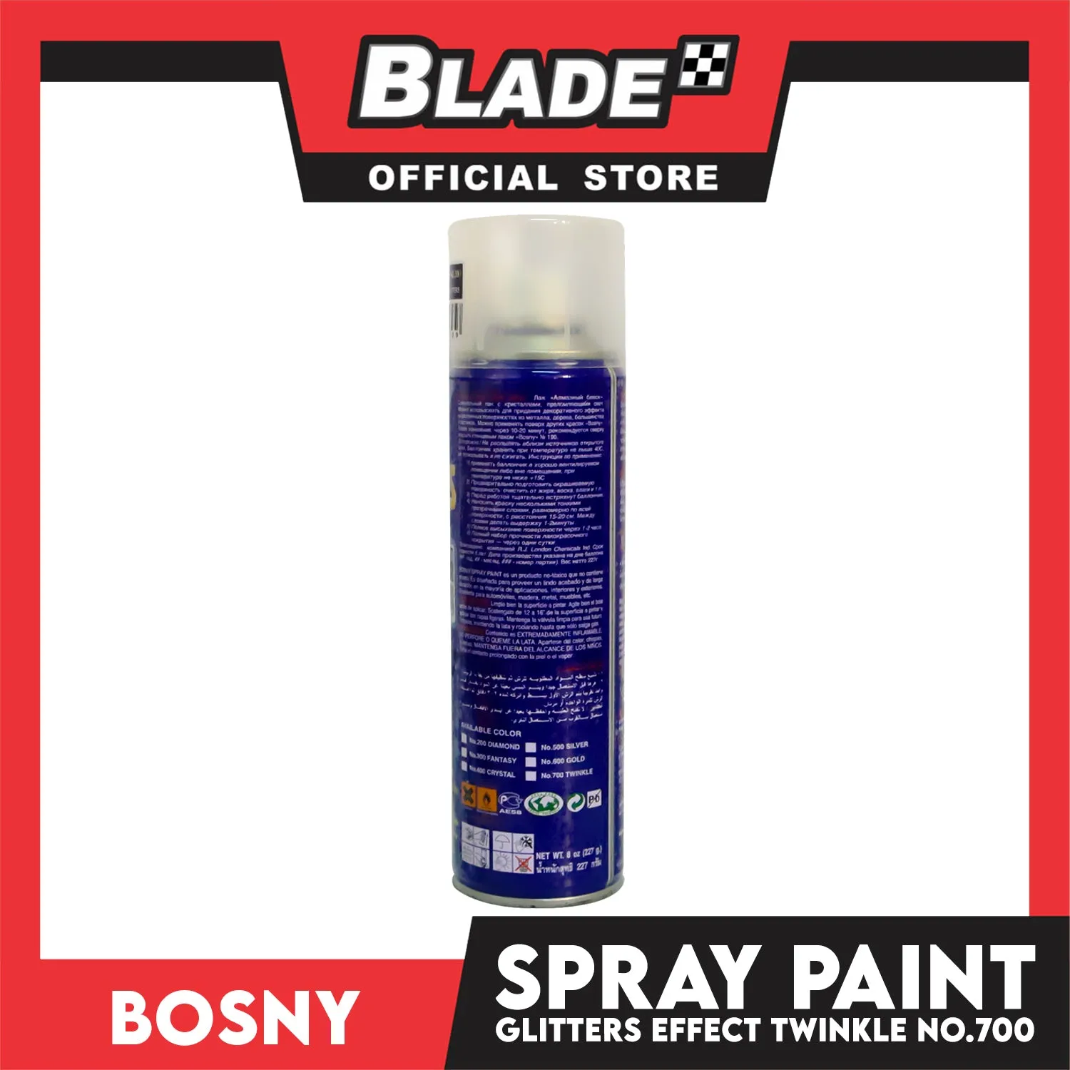 Bosny Spray Paint Glitters effect Twinkle #700
