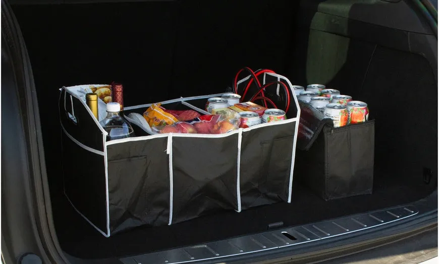 Brand new in box Trunk Organizer & Removable Cooler! Fully Collapsible & Portable! Holds up to 40 Lbs!