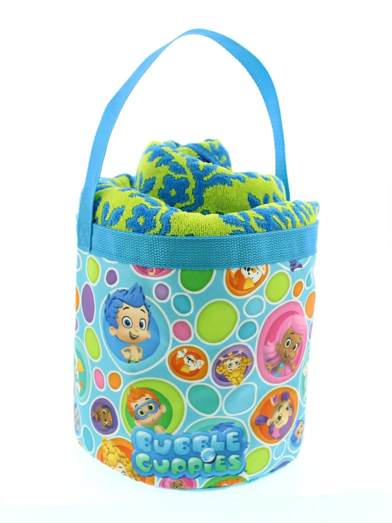Bubble Guppies Collapsible Bucket Tote Bag