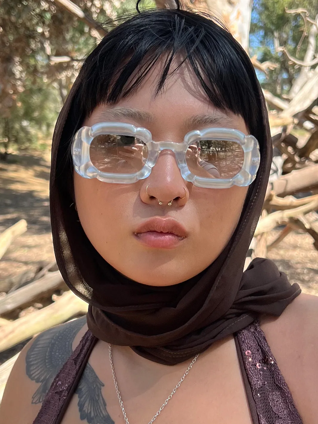 BUBBLE SHADES - SILVER