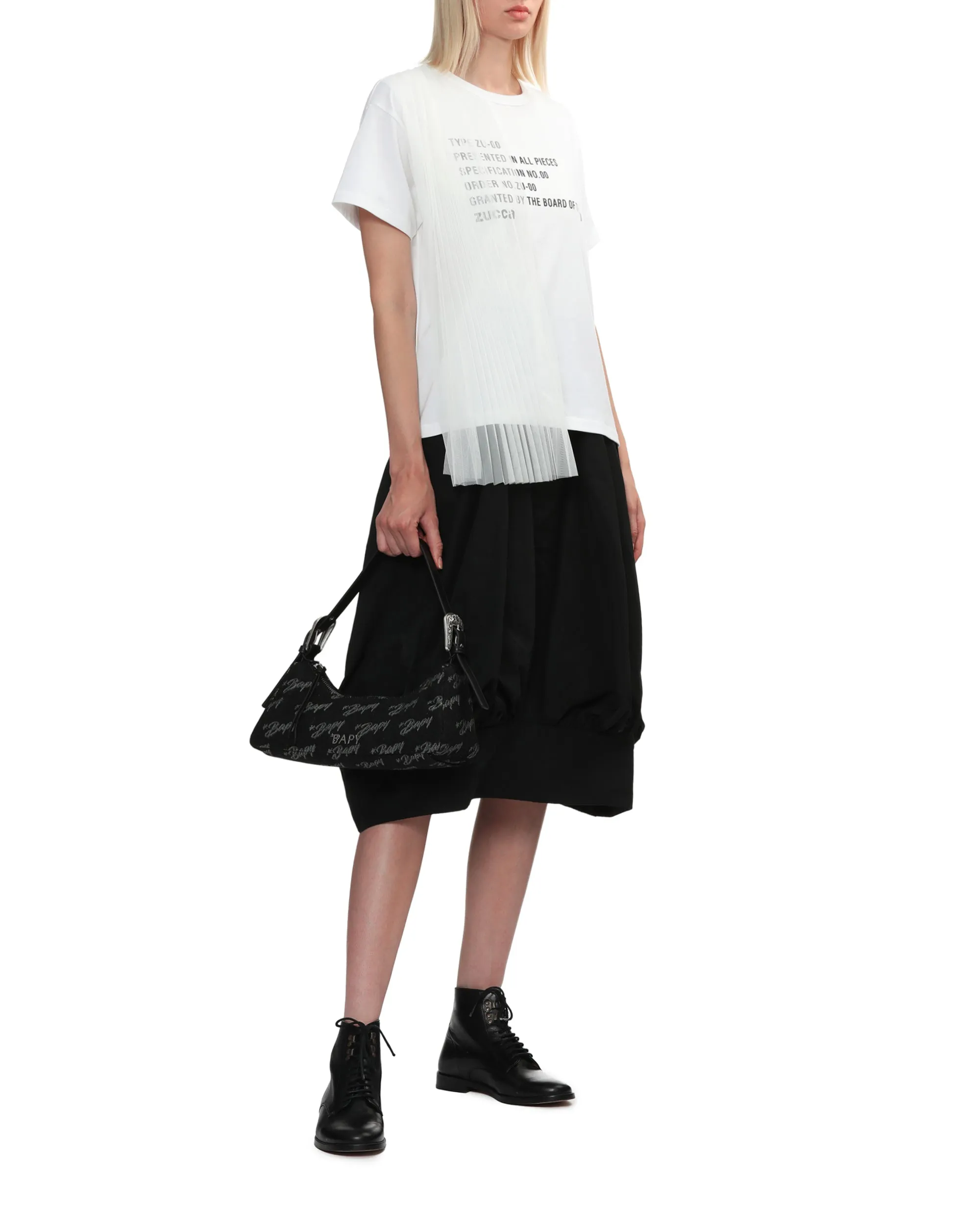 Buckle shoulder bag