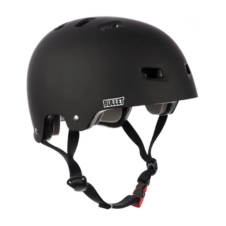 Bullet x Santa Cruz Screaming Hand Silver Matt Black Helmet