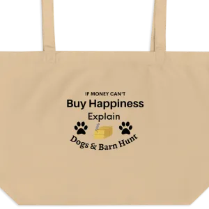 Buy Happiness w/ Dogs & Barn Hunt X-Large Tote/ Shopping Tote Bags