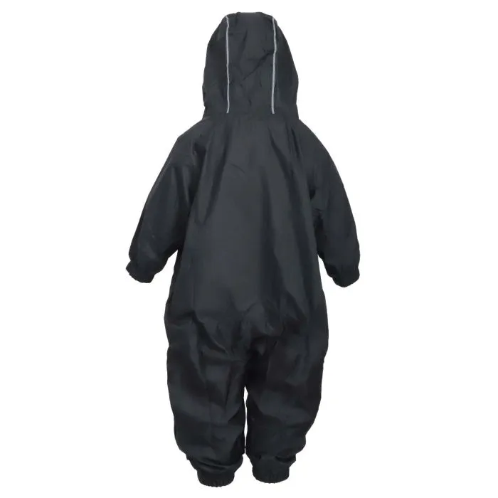 Calikids 2 Zipper Lined Rain Suit - Black