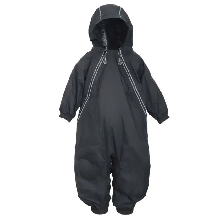 Calikids 2 Zipper Lined Rain Suit - Black