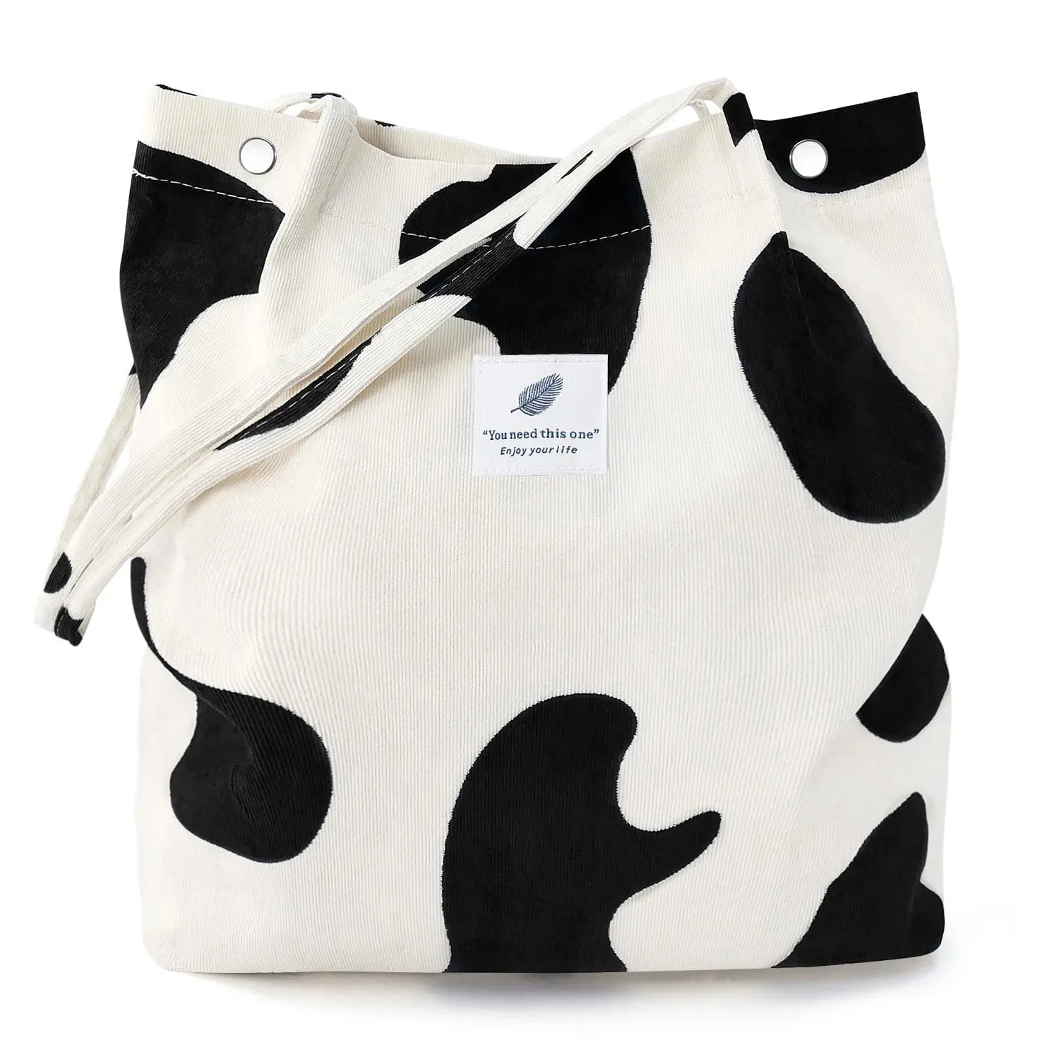 Canvas Corduroy Shoulder Exclusive access Purse Women’S Advanced technology Tote Cow