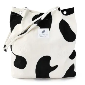 Canvas Corduroy Shoulder Exclusive access Purse Women’S Advanced technology Tote Cow