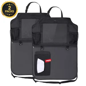 Car Organisers Waterproof Seat Back Protectors with 10