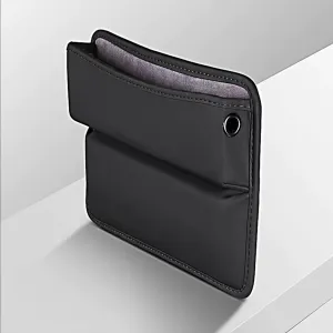 Car Seat Gap Filler Organizer, Custom-Fit For Car, Multifunctional PU Leather Console Side Pocket Organizer for Cellphones, Cards, Wallets, Keys WAUE226
