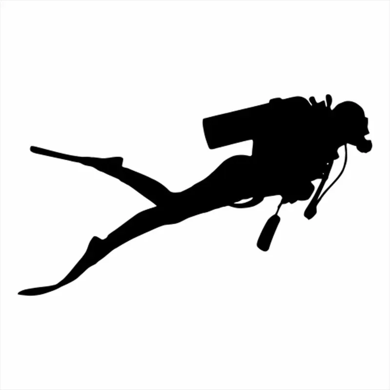 Car Sticker: Scuba Man